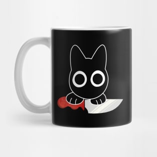 Black Kitty's Knife Mug